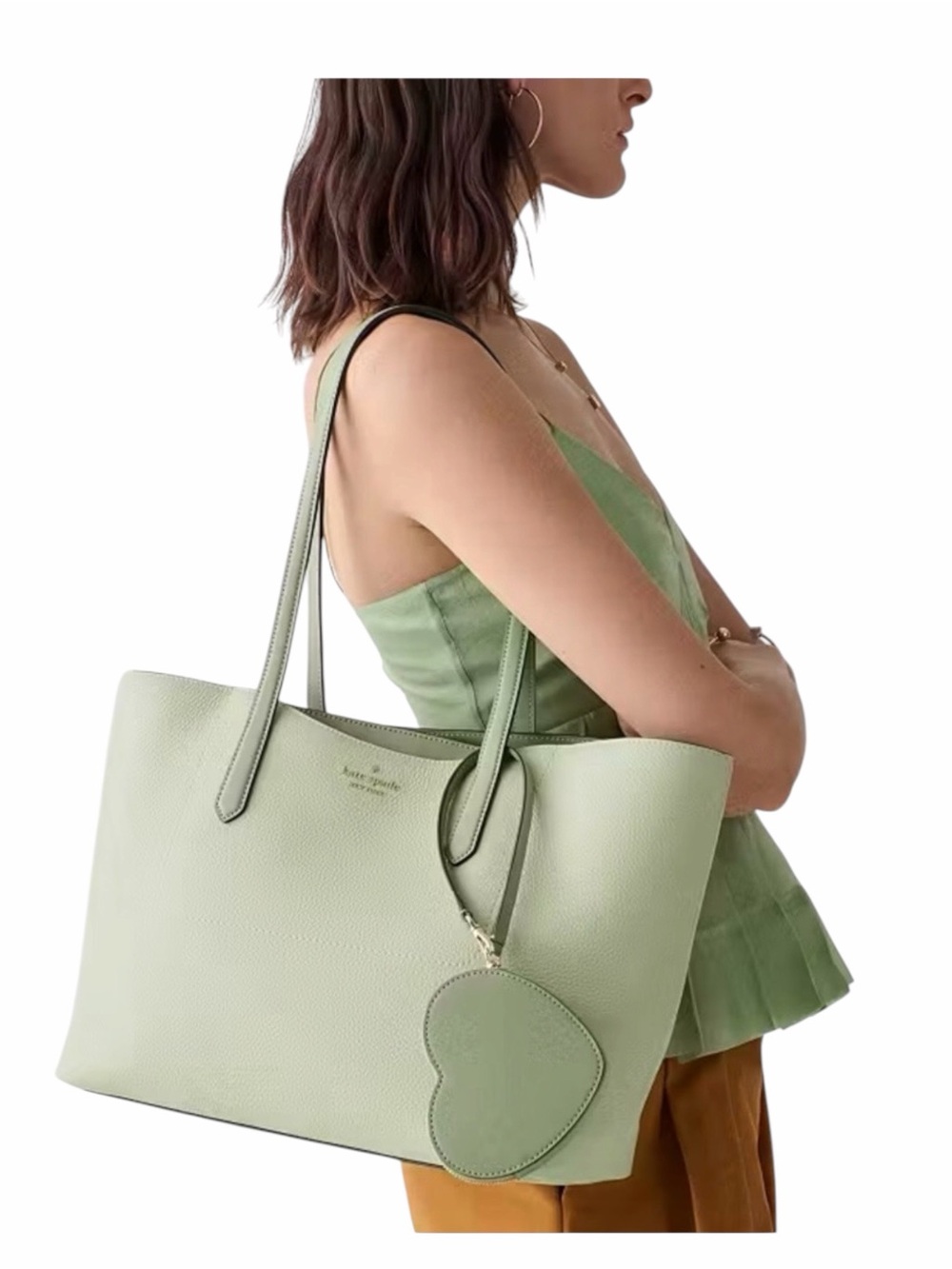 kate spade Cece Colorblocked Pebbled Leather Tote Set NWT